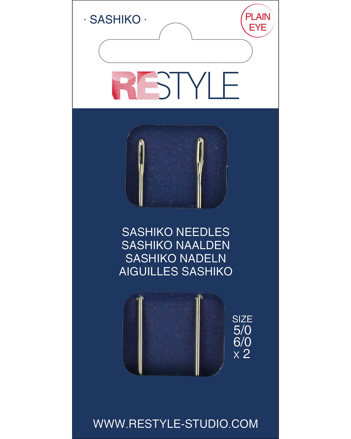 Sashiko nålar 5/0 & 6/0 - ReStyle