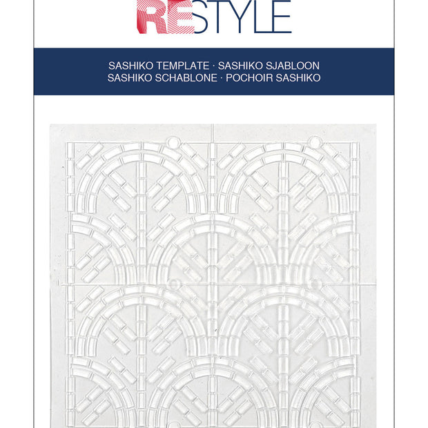 Sashiko mall "vågor" Restyle