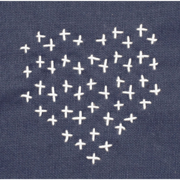 Sashiko mall "hjärta" - ReStyle