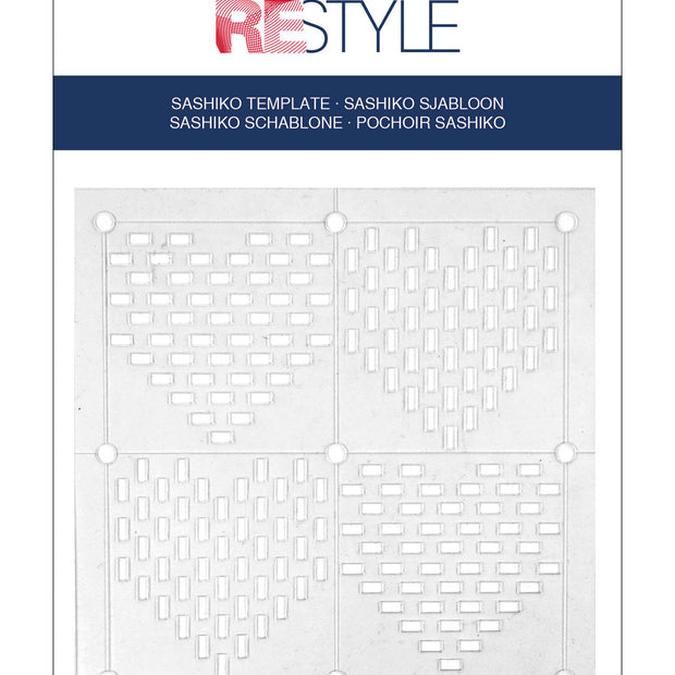 Sashiko mall "hjärta" - ReStyle