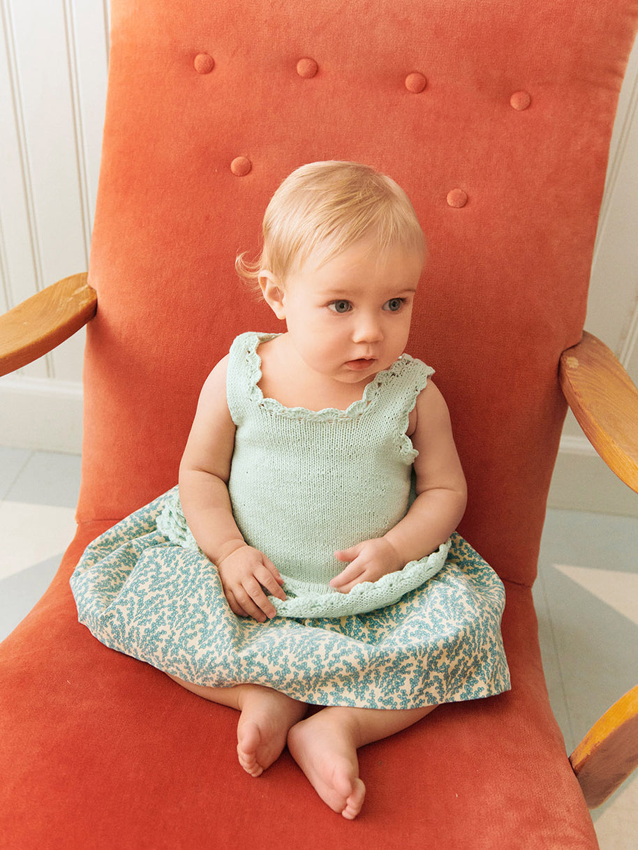 2603_07 Rosette top, pants & bloomer baby - beskrivning