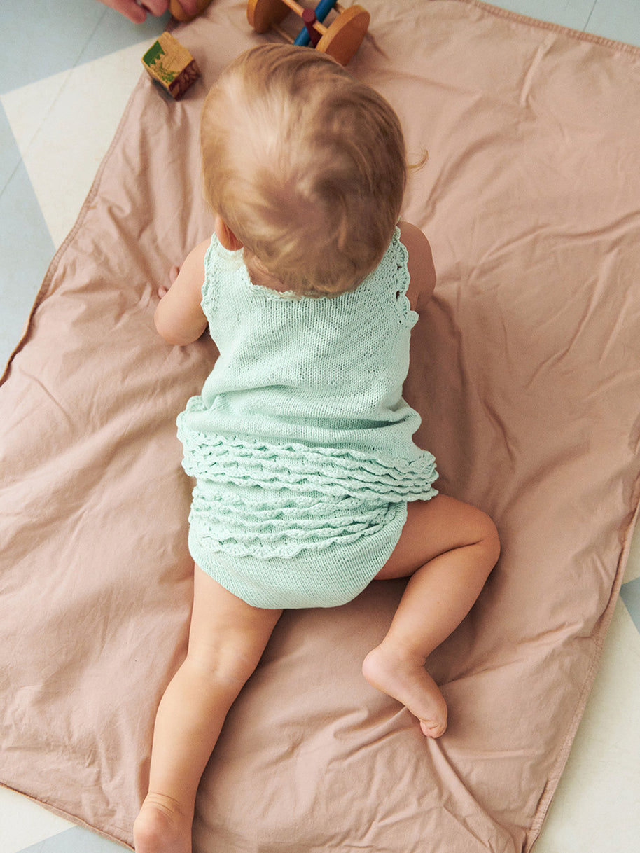 2603_07 Rosette top, pants & bloomer baby - beskrivning