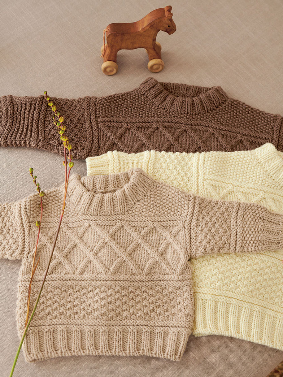 2413_1a Guernsey sweater baby - beskrivning