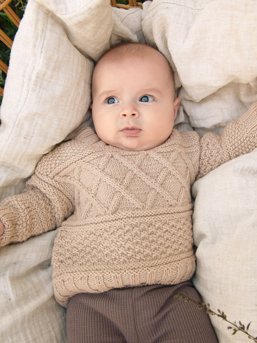 2413_1a Guernsey sweater baby - beskrivning