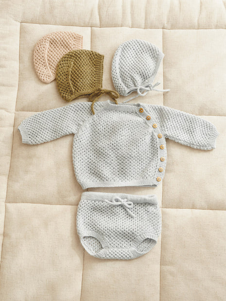 2413_5a April cardigan baby -kit