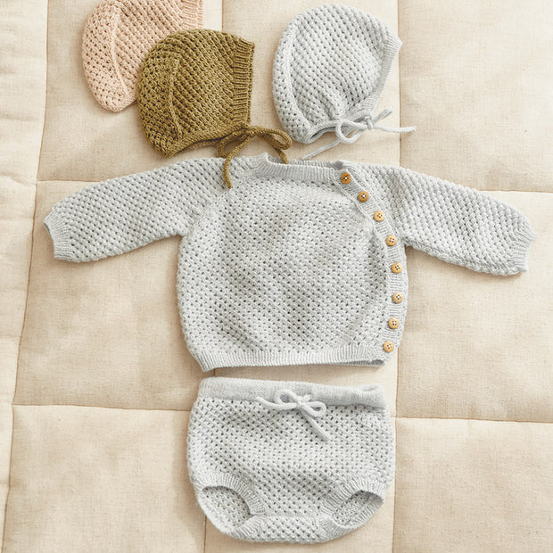 2413_5a April cardigan baby -kit