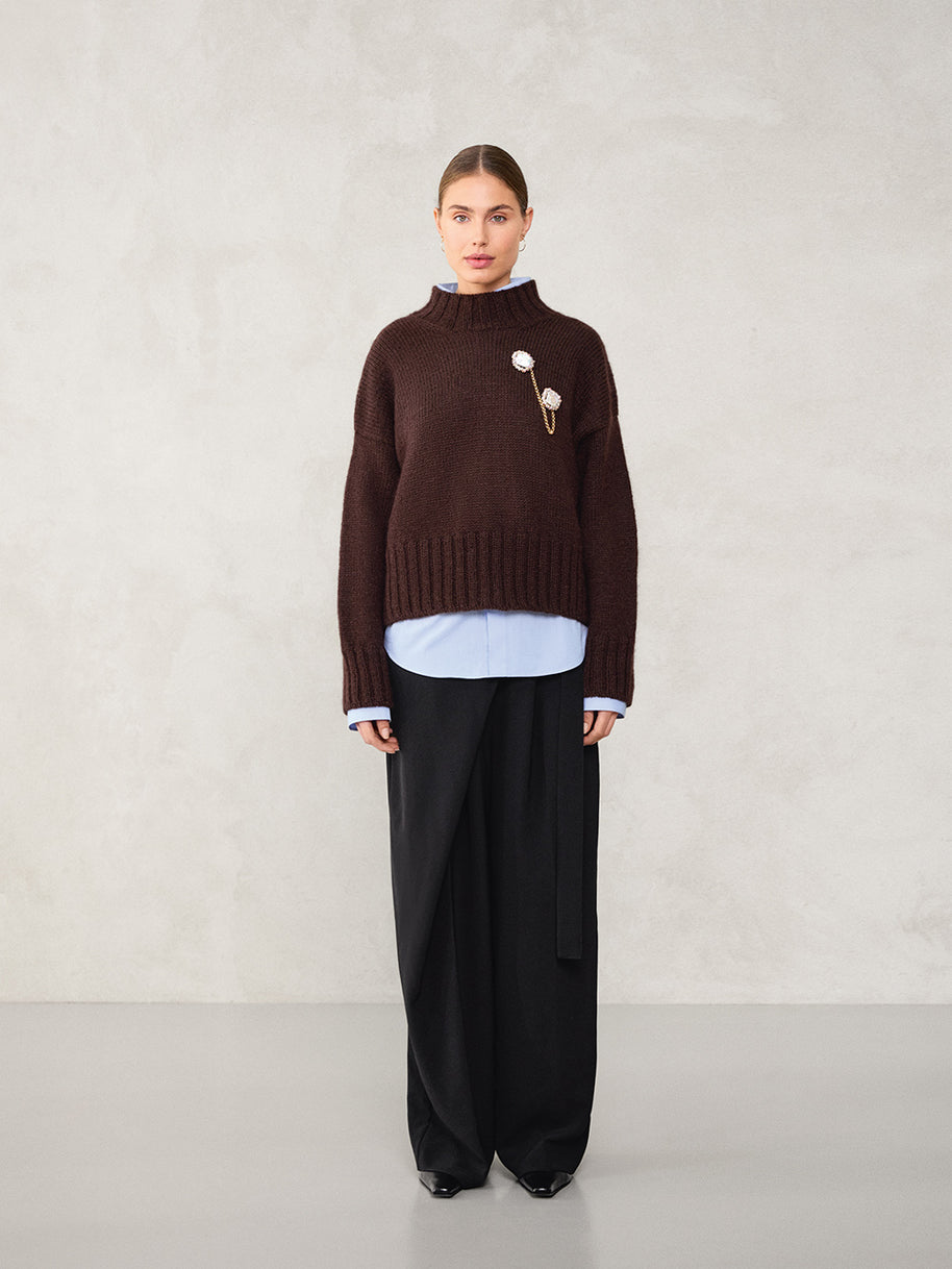DIY 2507_5 Mindy sweater chunky edition - Kit