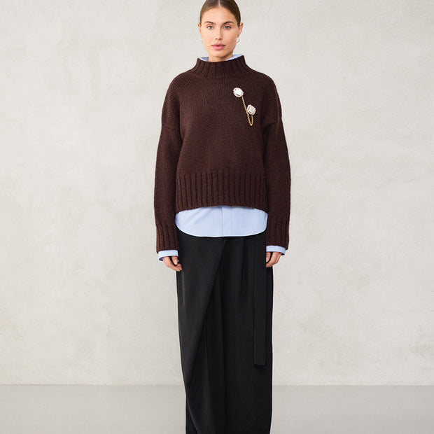 DIY 2507_5 Mindy sweater chunky edition - Kit