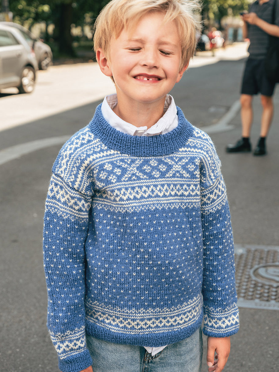2509_4b Setesdal genser Norske ikoner junior - kit