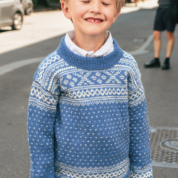 2509_4b Setesdal genser Norske ikoner junior - kit