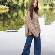 2513_4 Wilbur cable sweater - beskrivning