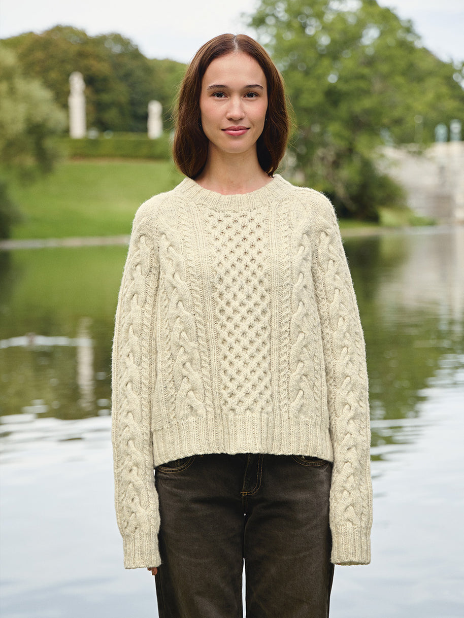 2513_4 Wilbur cable sweater - beskrivning