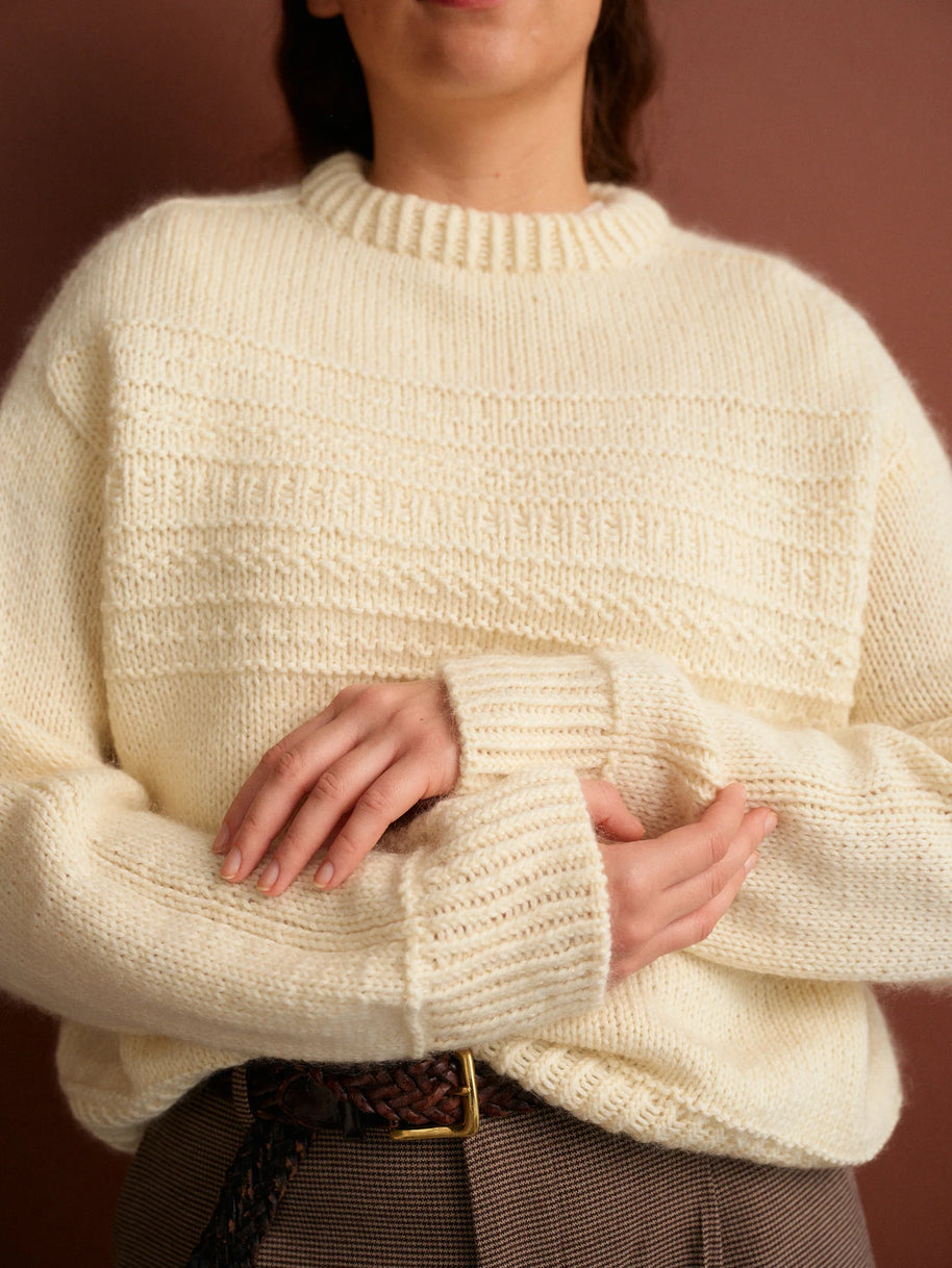 Ruth sweater Stickprovet - beskrivning