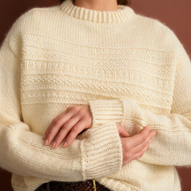 Ruth sweater Stickprovet - beskrivning