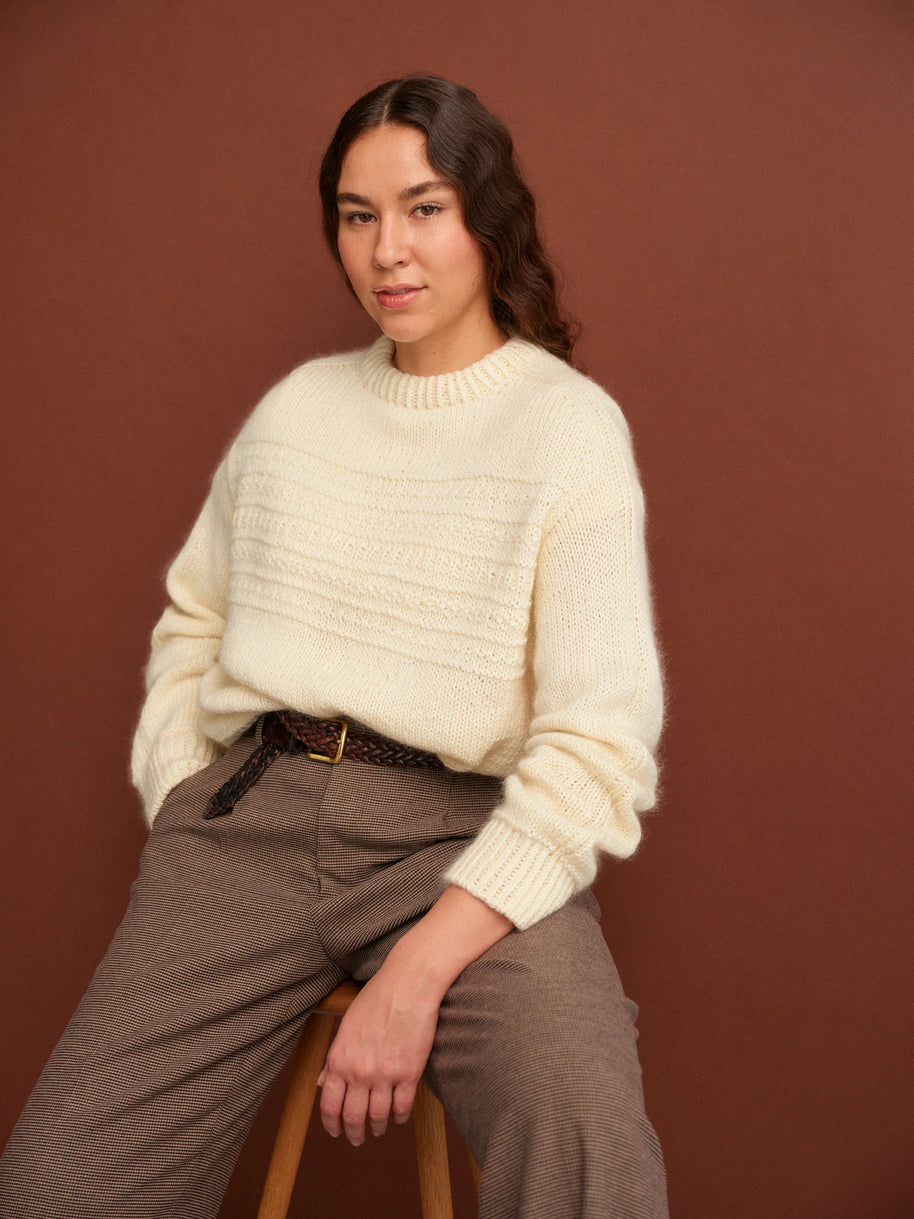 Ruth sweater Stickprovet - beskrivning