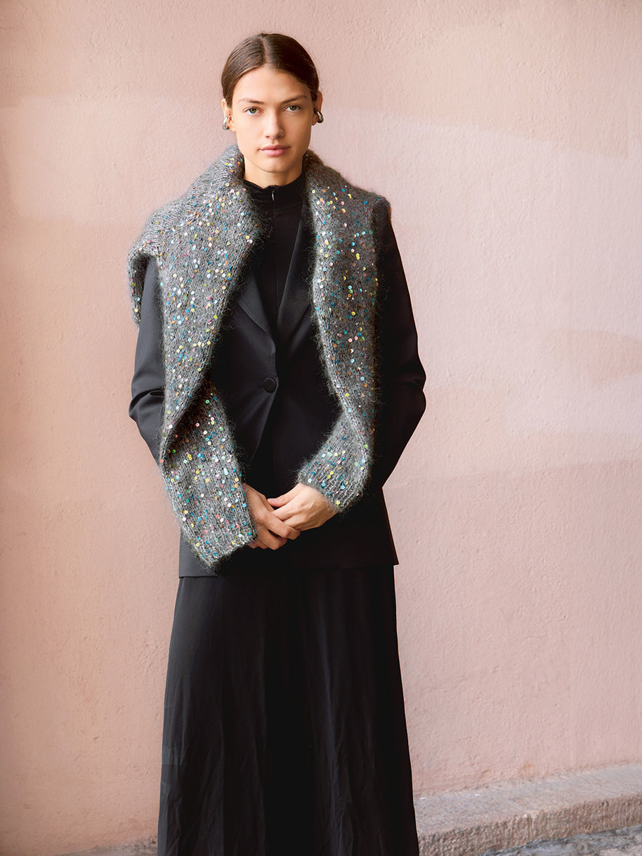 25_6 Rookie sweater Paljett edition beskrivning