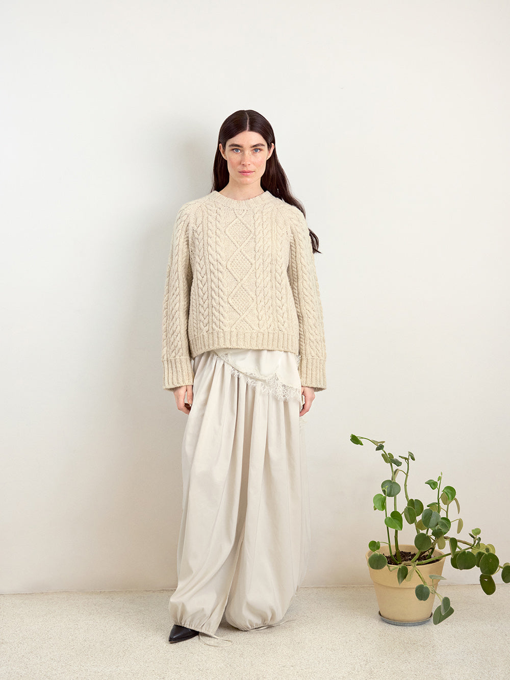 Loom sweater 2602_8 sandnes - beskrivning