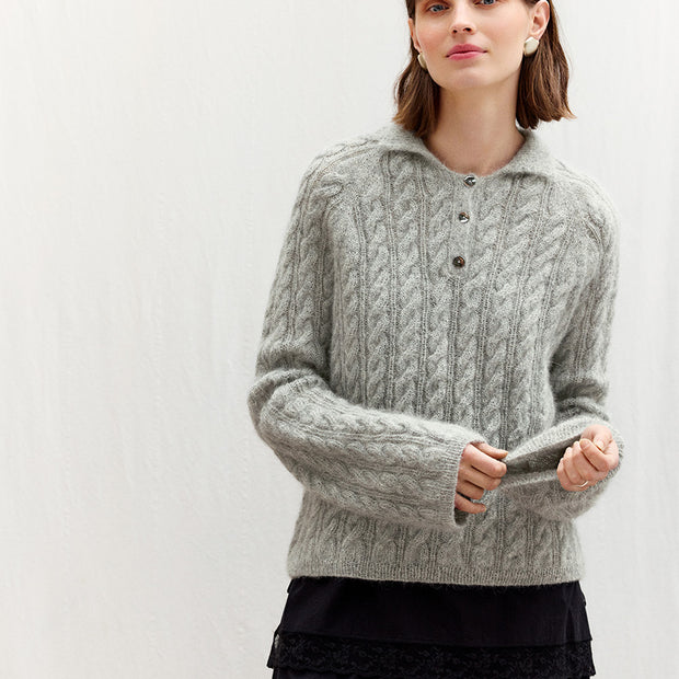 Amber sweater 2606_03 Sandnes - beskrivning