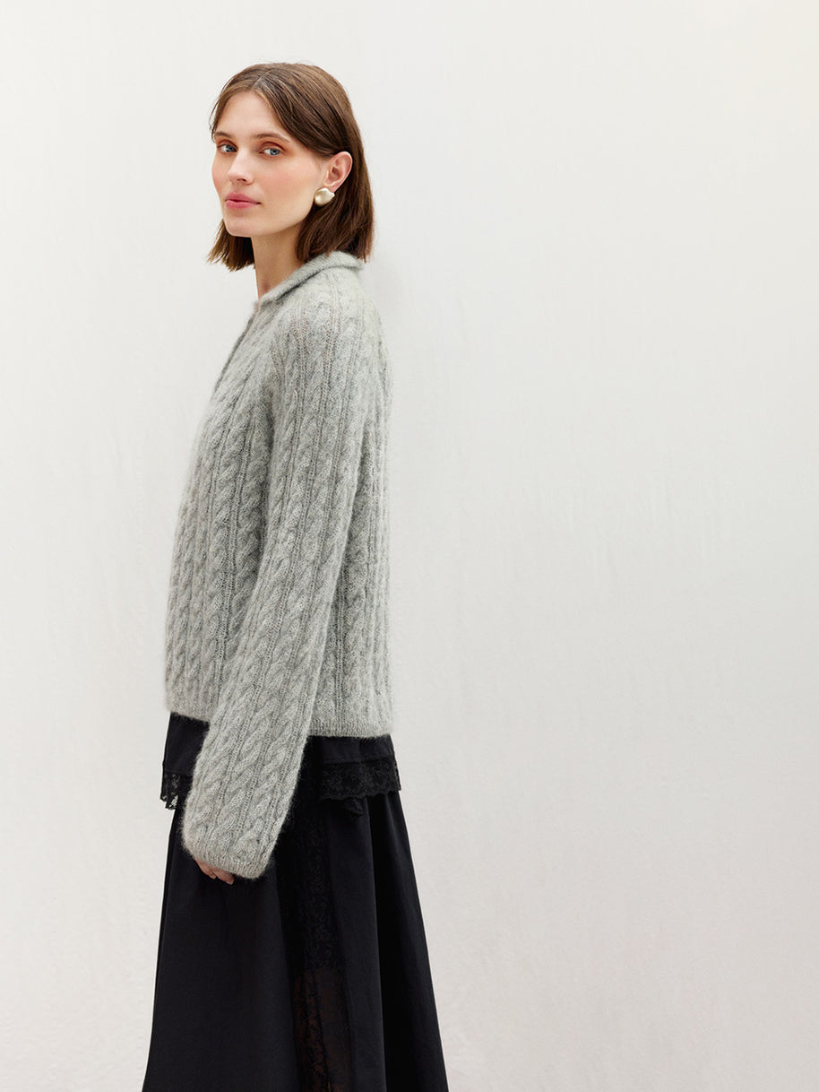 Amber sweater 2606_03 Sandnes - beskrivning