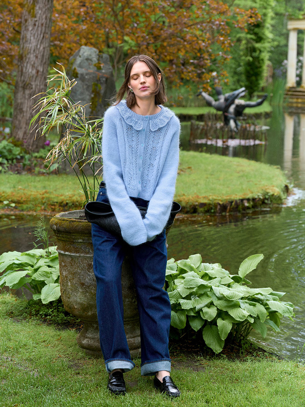 Bloom cardigan 2606_04 Sandnes - beskrivning