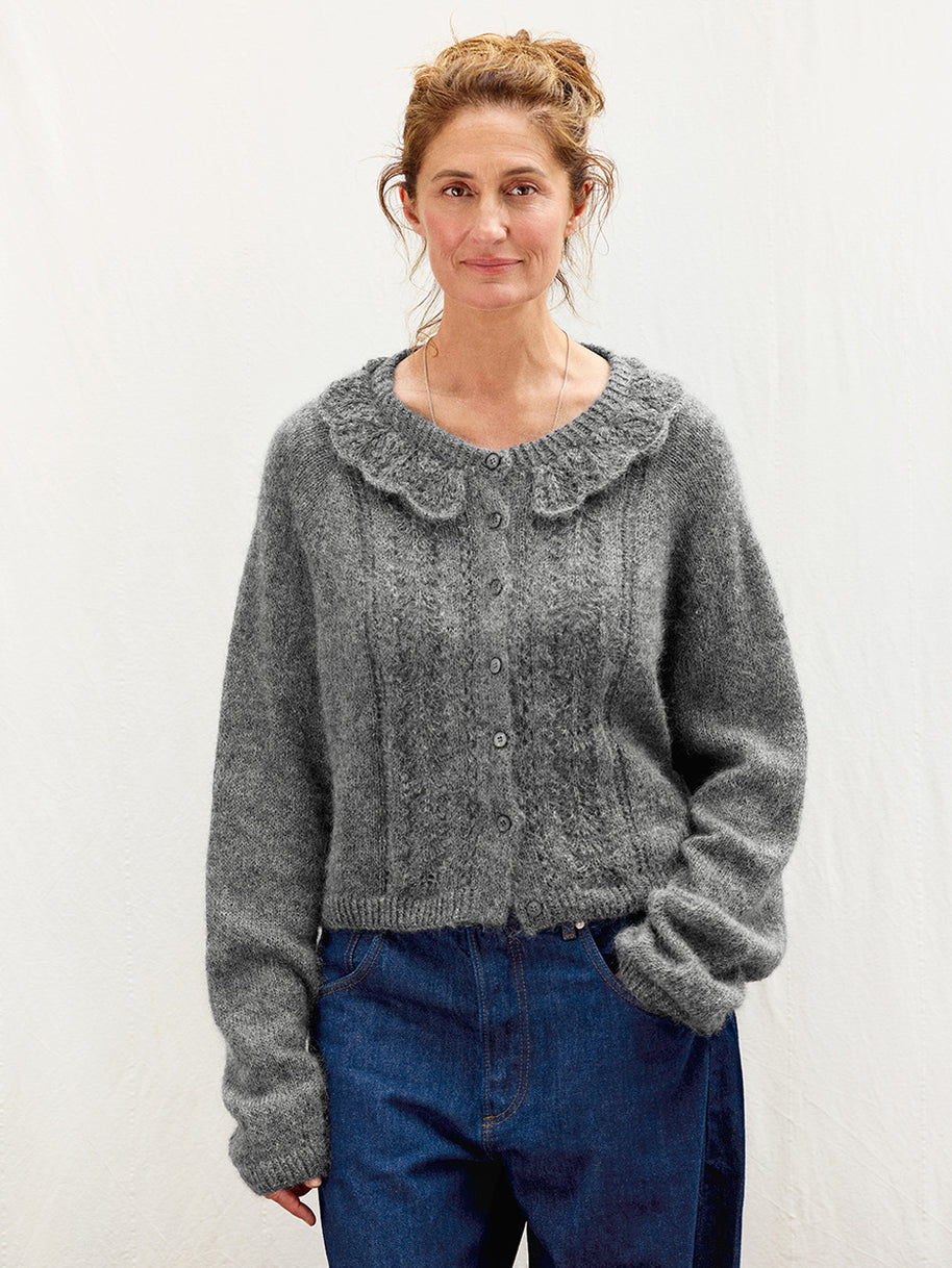 Bloom cardigan 2606_04 Sandnes - beskrivning