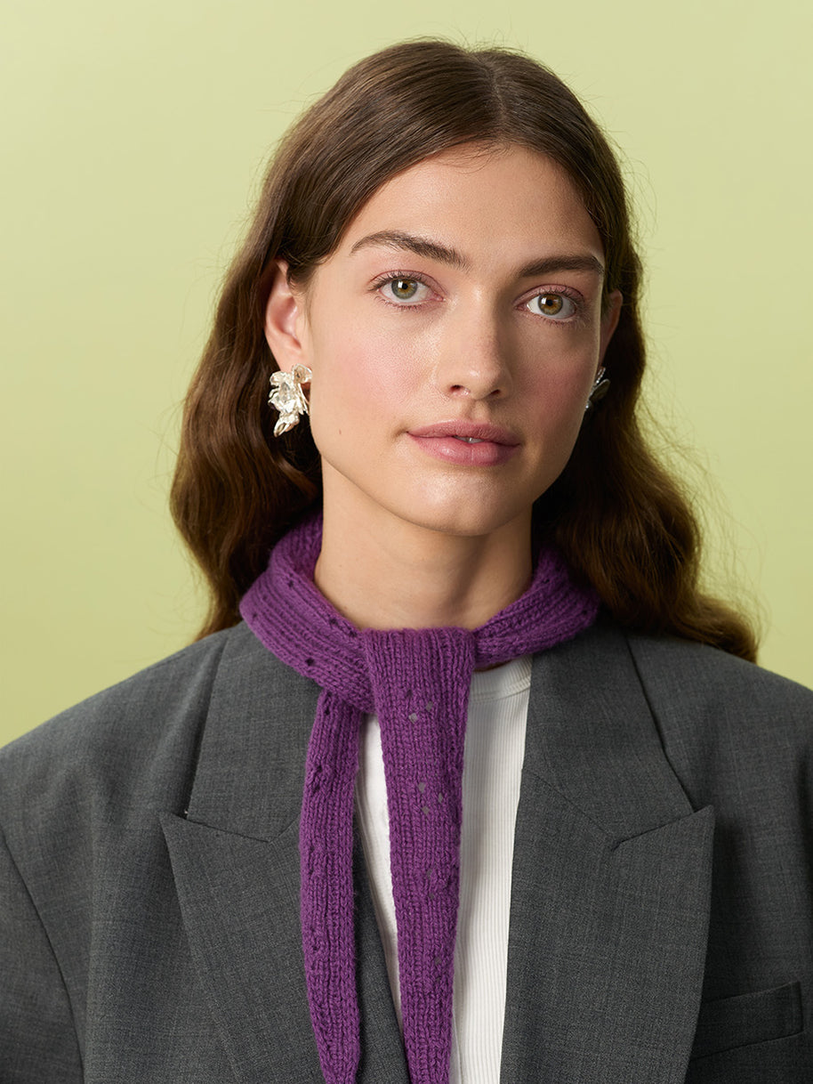 2607_1 Miu pointelle scarf