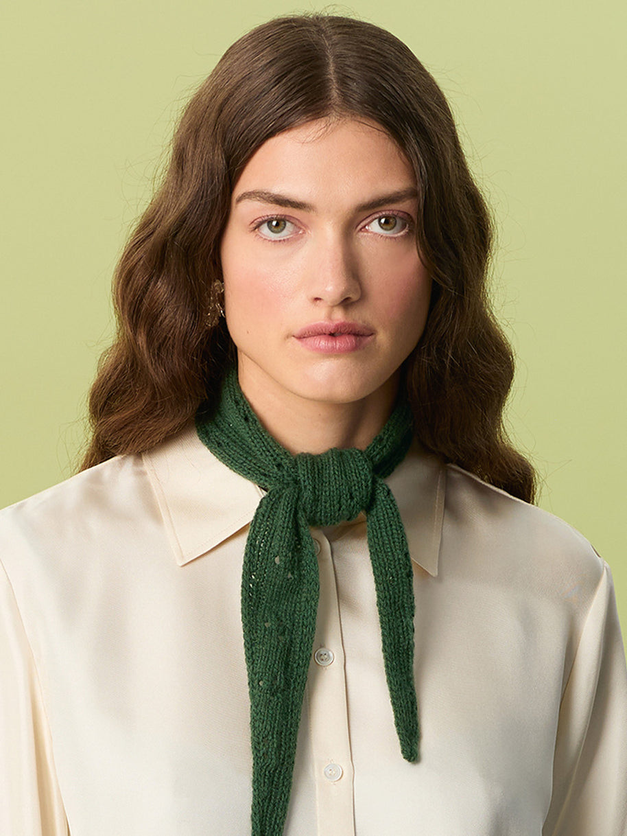 2607_1 Miu pointelle scarf