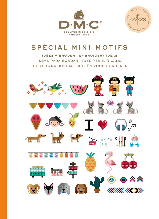 DMC mini korsstygns motiv - bok