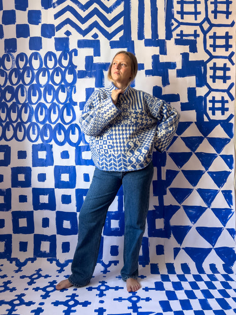 Nordic mix sweater Rauma 440-4 - kit