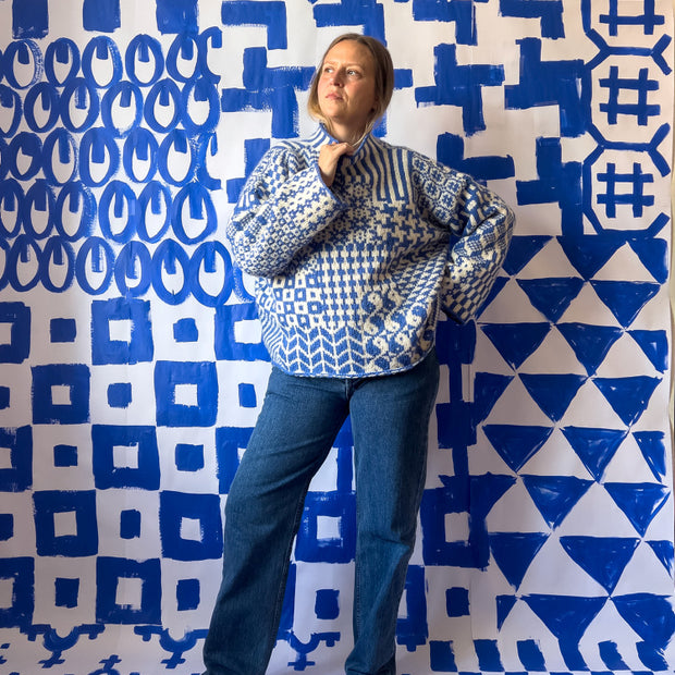 Nordic mix sweater Rauma 440-4 - kit