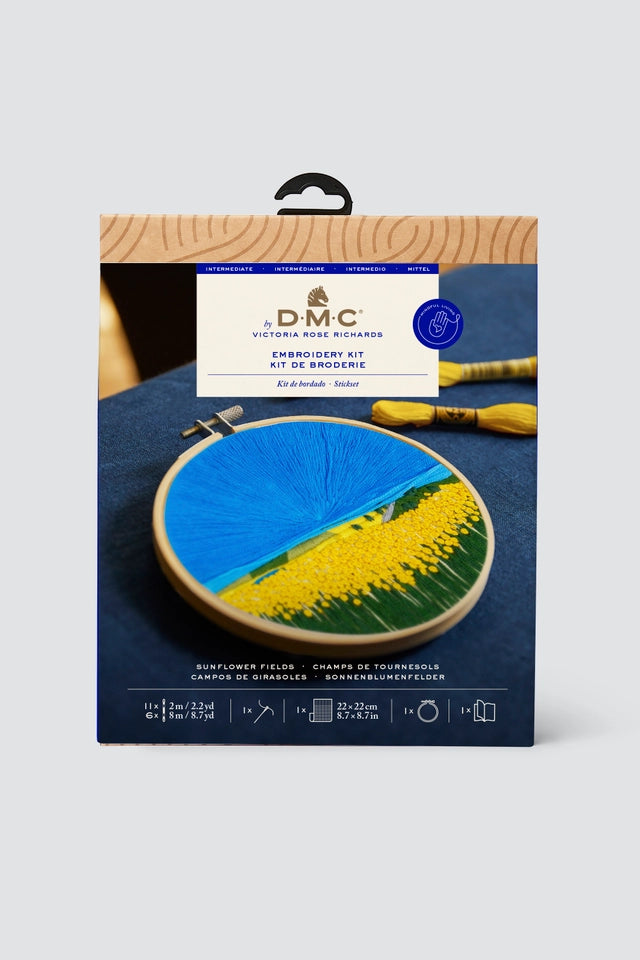 DMC Sunflower fields - broderi kit