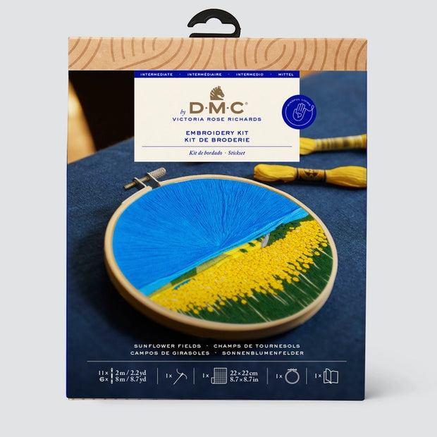 DMC Sunflower fields - broderi kit