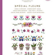 DMC Mönsterbok för broderi med blommor