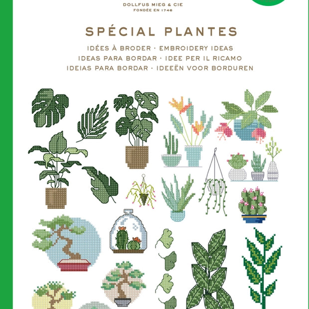 DMC Växter mini motiv korsstygn - bok