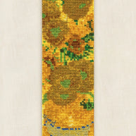 DMC Sunflowers Vincent Van Gogh -  broderikit bokmärke