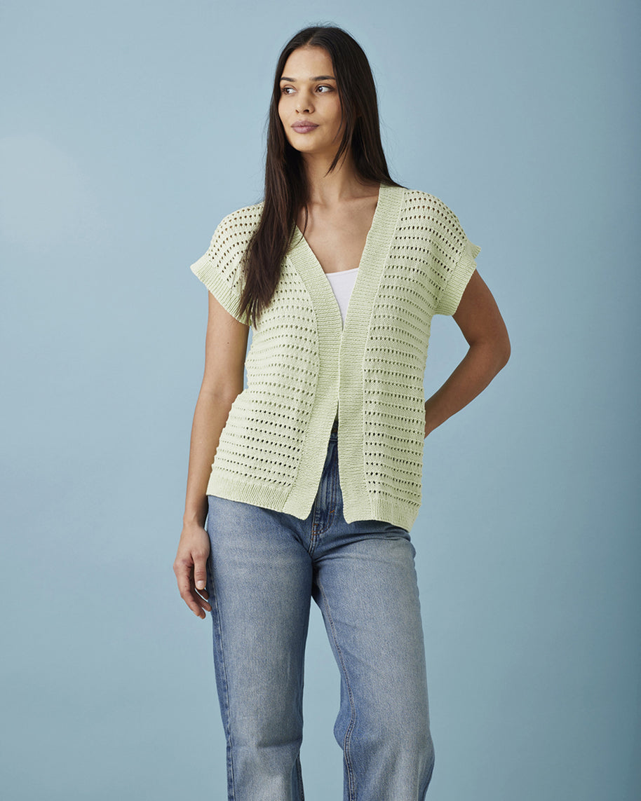 Väst i hålmönster 891404 - beskrivning