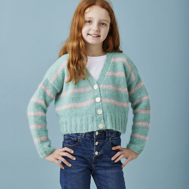 892213 Cardigan i Sally - beskrivning