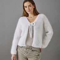 Kofta med rosett 8932113 Permin - KIT