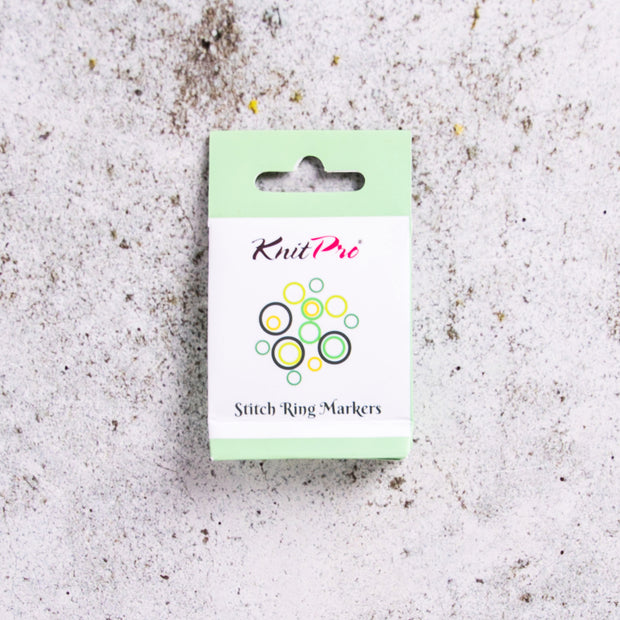 Knitpro Runda stickmarkörer i plast