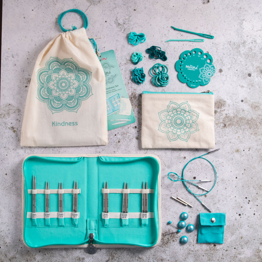 Knitpro "Kindness" - set med rundstickor