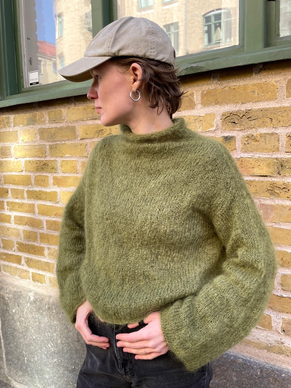 Ilse sweater Stickprovet beskrivning