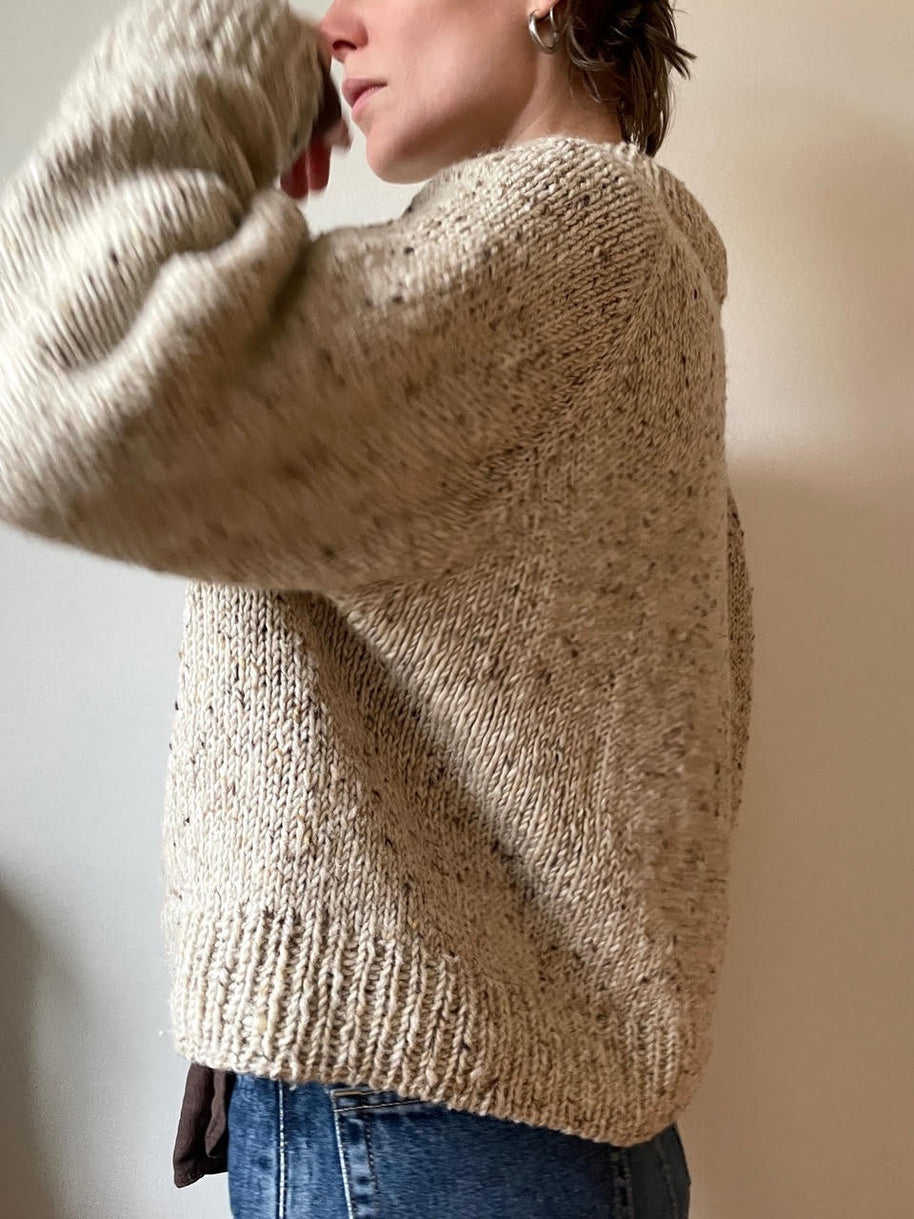 Juno sweater Stickprovet beskrivning