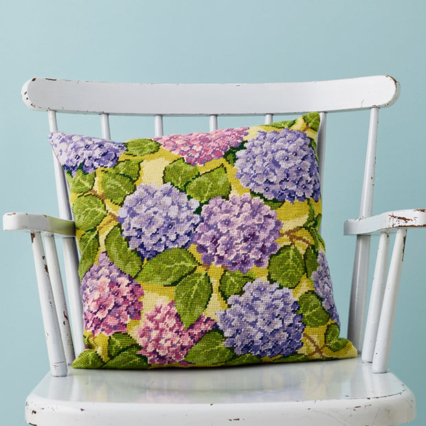 Kudde Hortensia broderikit 83-3376