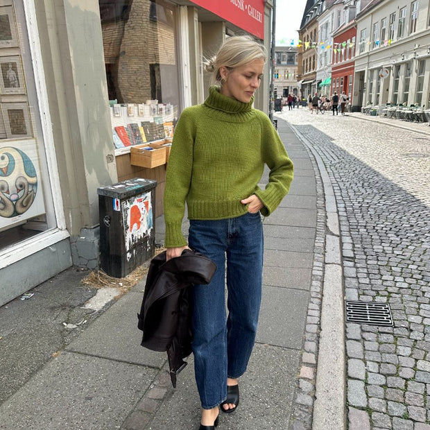 PetiteKnit Amy sweater beskrivning