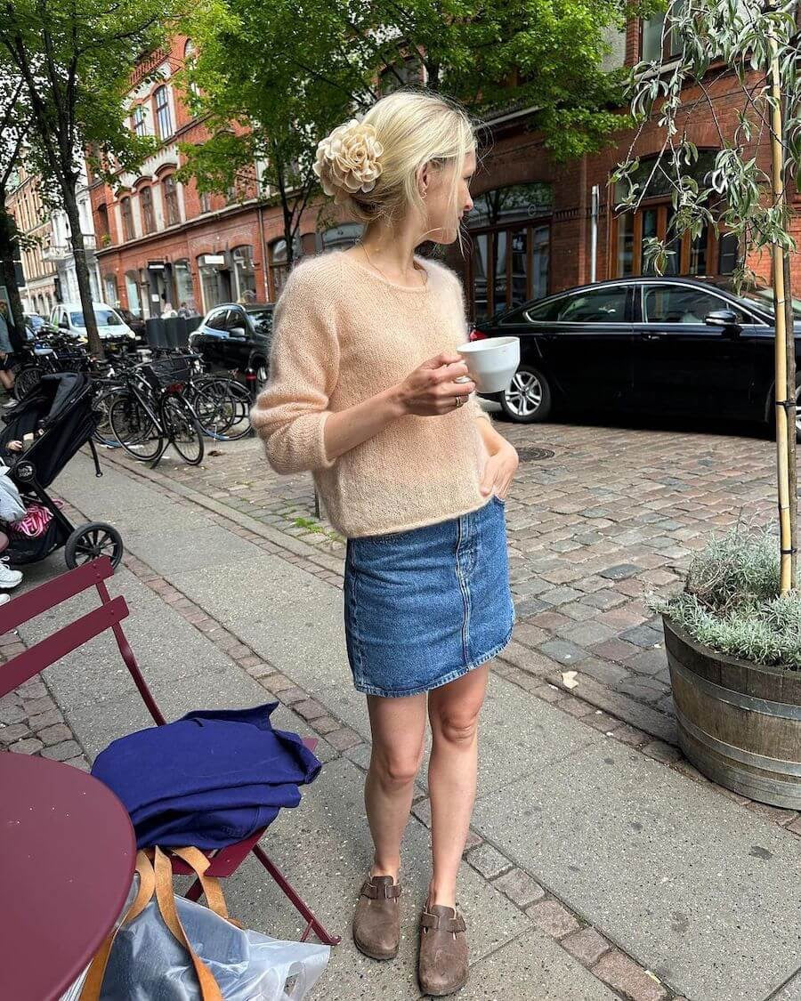 PetiteKnit Cumulus o-neck beskrivning