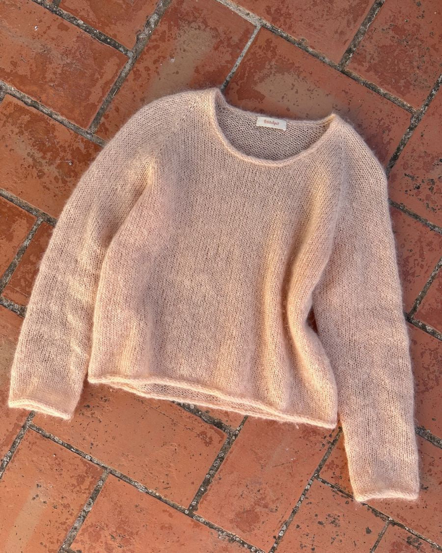 PetiteKnit Cumulus o-neck beskrivning