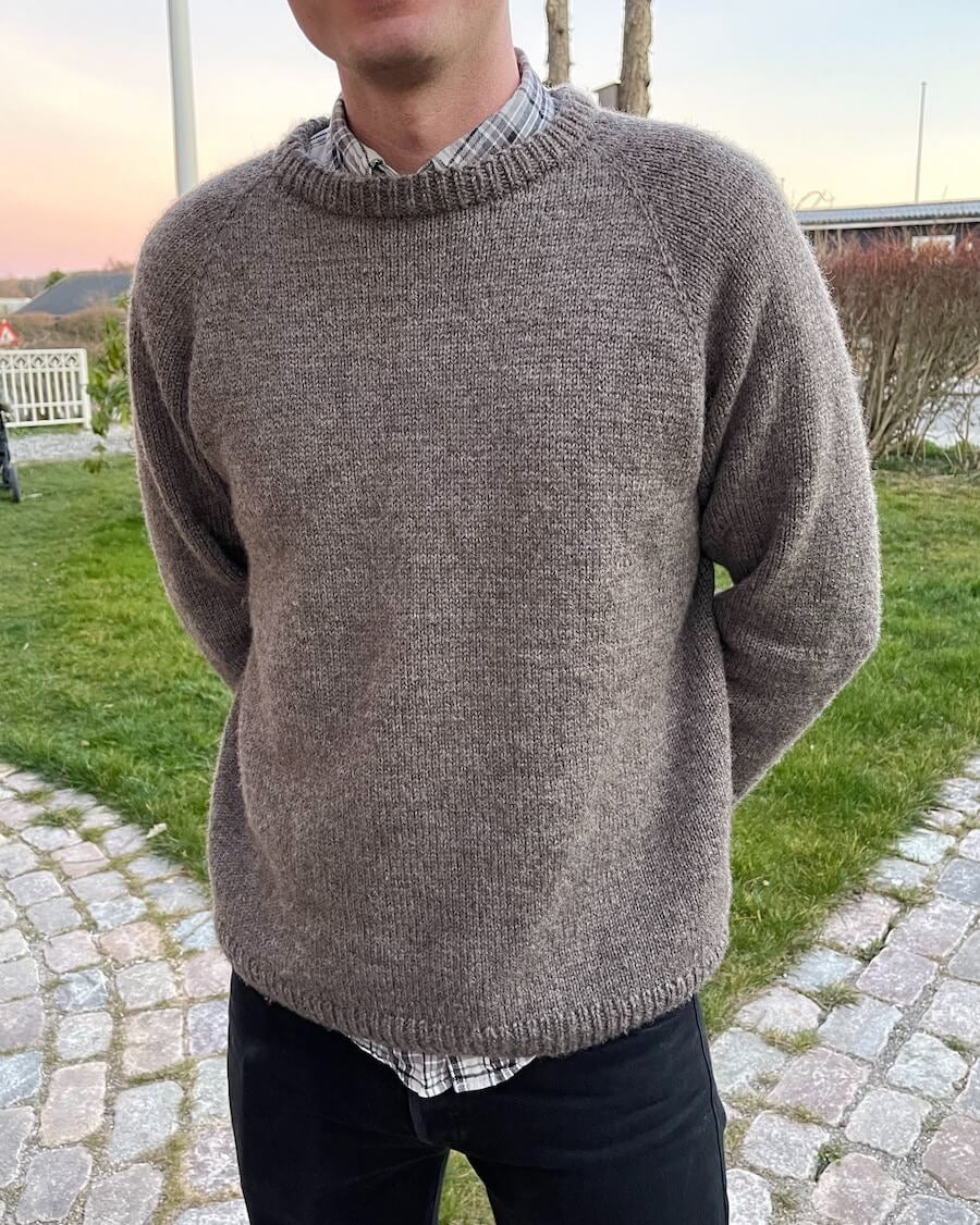 PetiteKnit Hanstholm sweater beskrivning