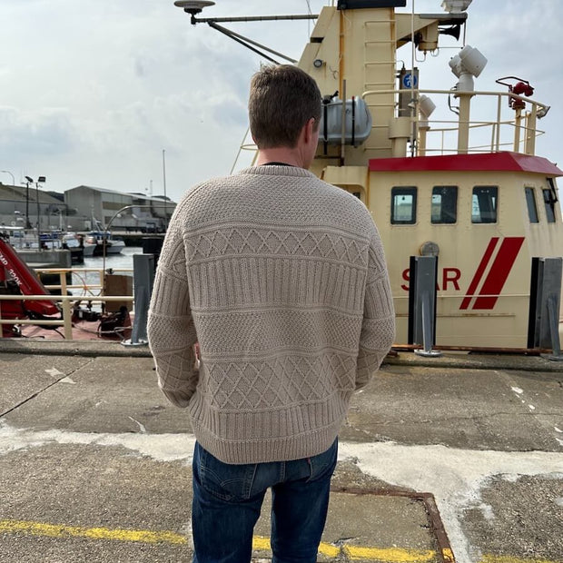 PetiteKnit Ingrid sweater man beskrivning