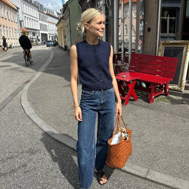 Petiteknit Maggie vest beskrivning