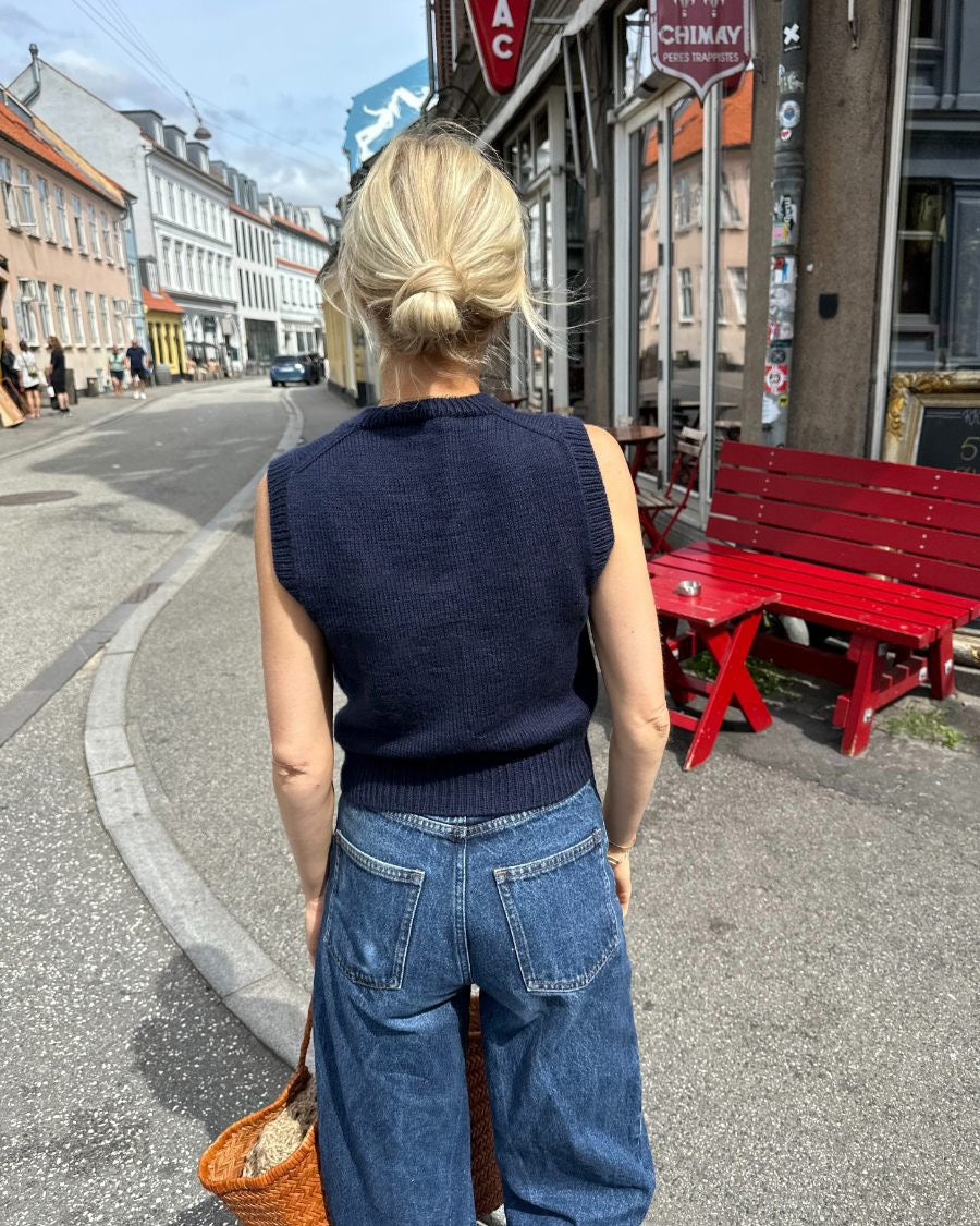Petiteknit Maggie vest beskrivning